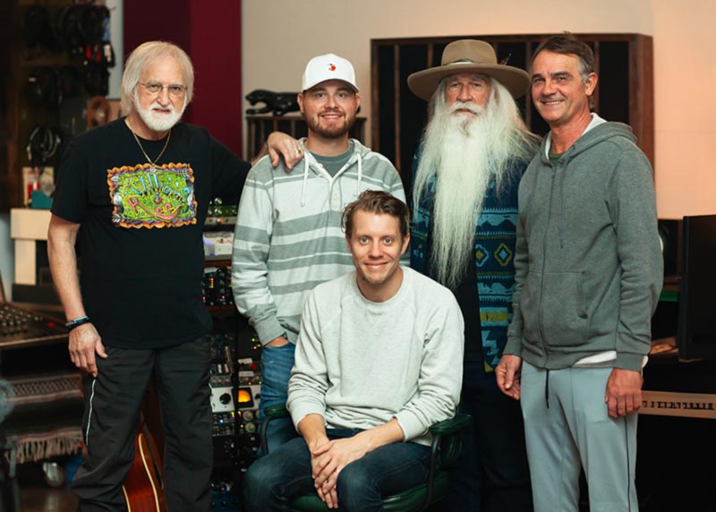The Oak Ridge Boys in the studio